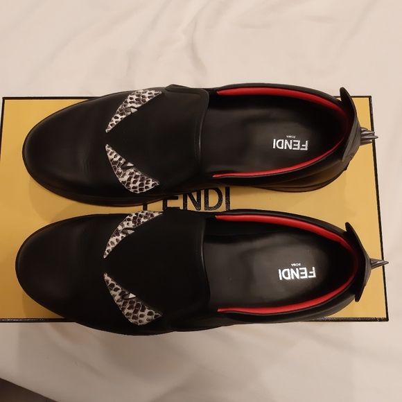 Fendi Monster Sneaker w/Spikes Men US 9 - Picture 2 of 4